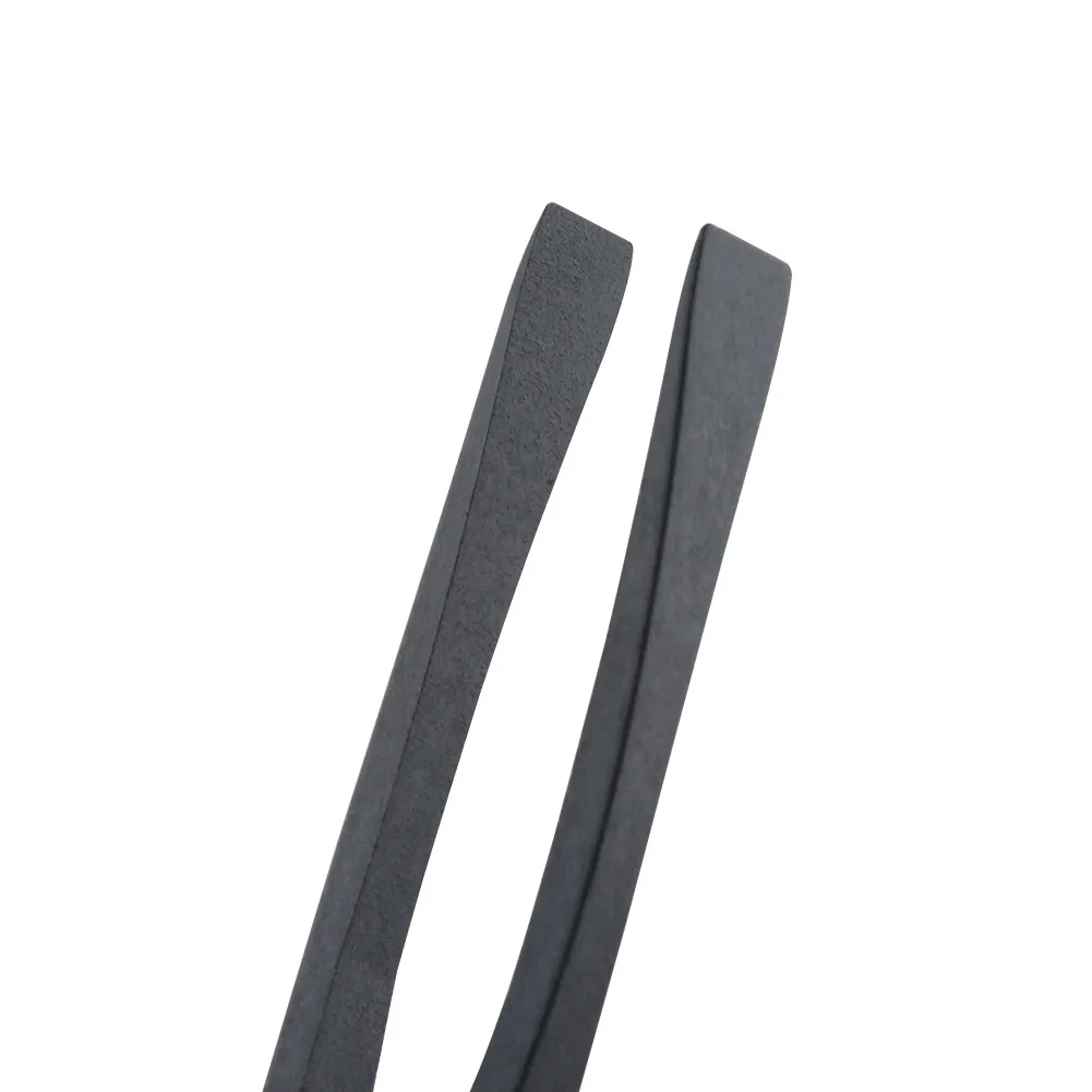 2 Stuks Anti-Statische Zwarte Plastic Platte Tip Pincet Voor Ambachten Laboratorium Werk Elektronica Reparatie Filatelie Stempel Collector Tool