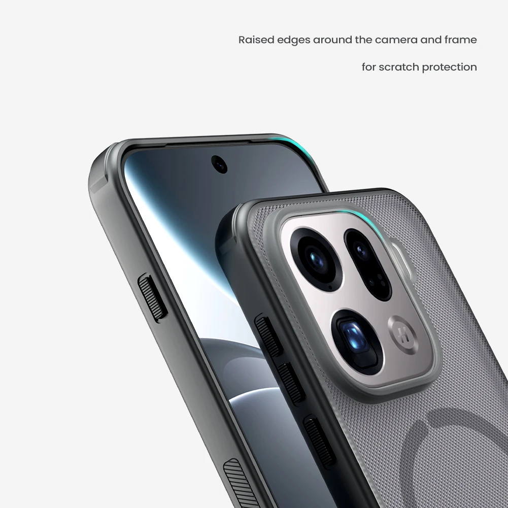 حافظة Nillkin لهاتف OPPO Find X9 Pro 5G بإطار ناعم مغناطيسي متجمد Pro 360 قطعة من البولي يوريثان الحراري غير اللامع غطاء خلفي كامل للحماية