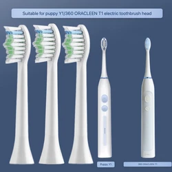4/8/16pcs Replacement Toothbrush Heads Fit for 360 T1 360 Oracleen T1 Puppy Y1 Electric Toothbrush Replacement Heads