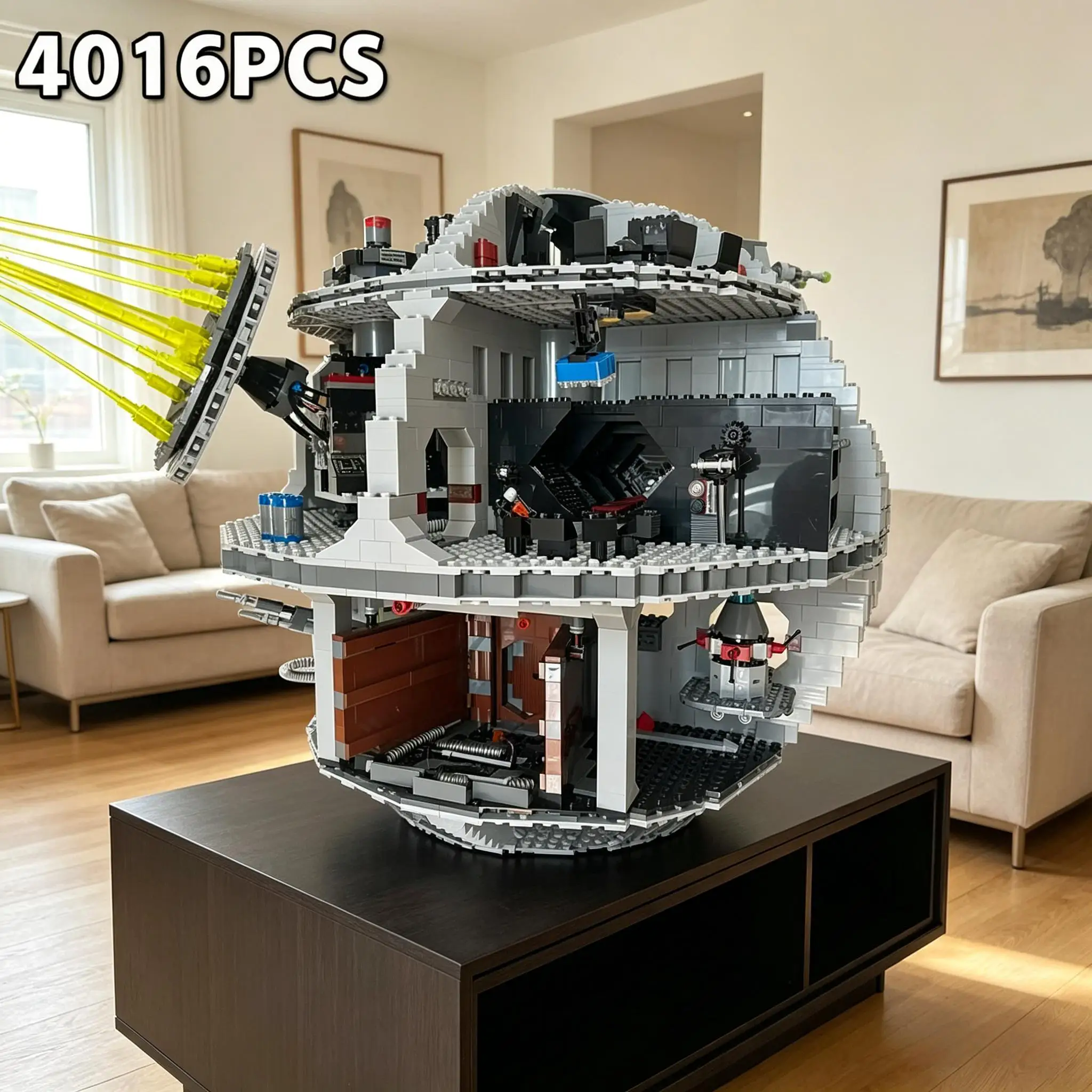 

Moc Compatible 75159 DS-3 Platform Ultimate Death Star Building Blocks Battle Station Toy, Birthday or Christmas Gift Home Decor