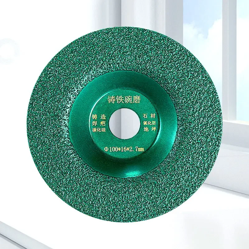 

Metal grinding wheel grinding disk 100MM brazed circular saw blade cutting disk angle grinder diamond cast iron stone grinding d