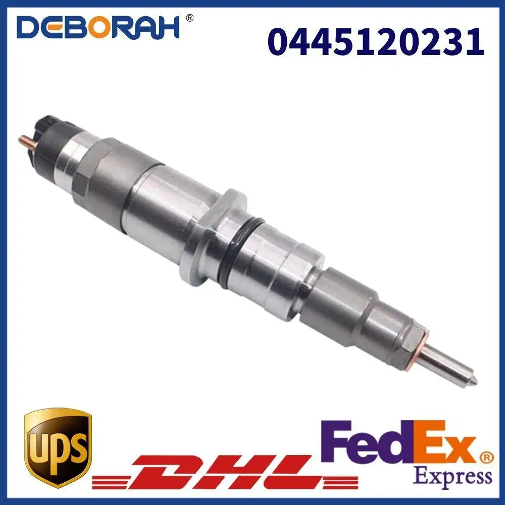 0445120231 5263262 Diesel Fuel Injector For Cummins QSB6.7 5.9 Komatsu Hyundai 3976372