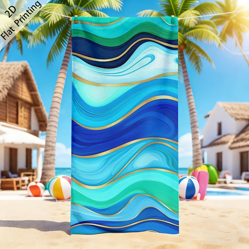 Western Aztec Geometric Tribal Neutral Tone Beach Towel Rustic Boho Style Super Absorbent Towel For Outdoor Beach Shower Daily