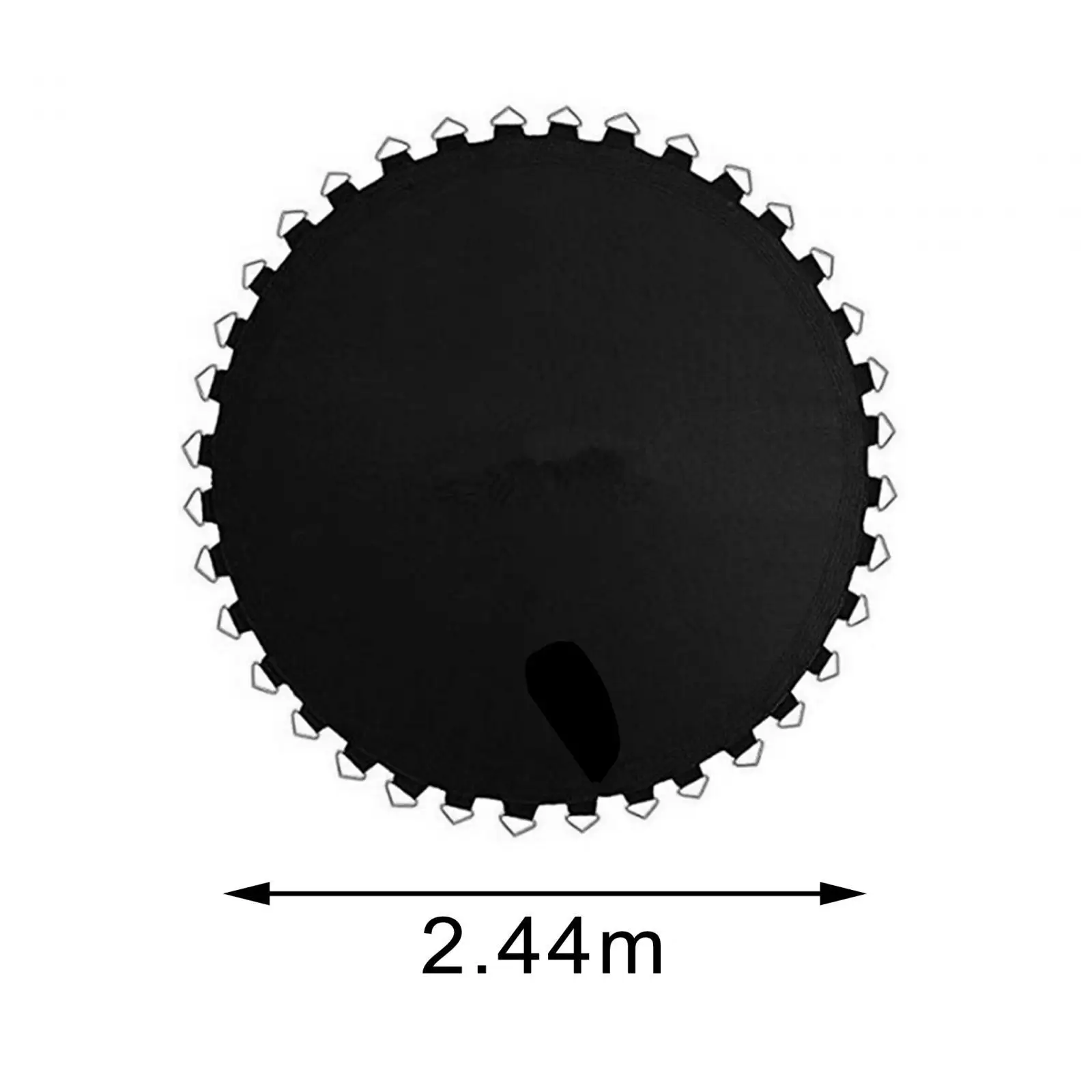 Round Trampoline Pad Replacement Mat PP Material Durable Jumping Cloth Gymnastics Workout Mat for Kids Home Exercise Accessory