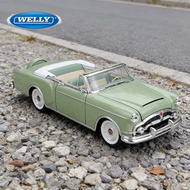 

Модель автомобиля Welly 1:28 Packard Caribbean 1953, литая под давлением, классический спортивный автомобиль, коллекционная модель, подарок для детей