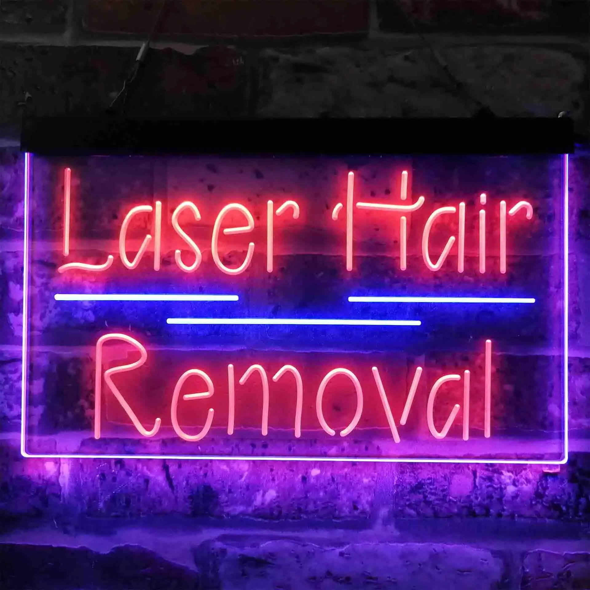 

Laser Hair Removal Dual Color Led Neon Sign st6-i3833