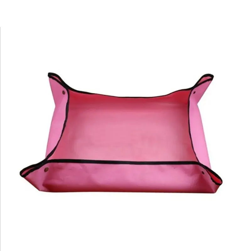 A56K Planting Mat Mat Waterproof Reusable Use on Flowers Garden and Transplanting Pad Garden Accessories Pink