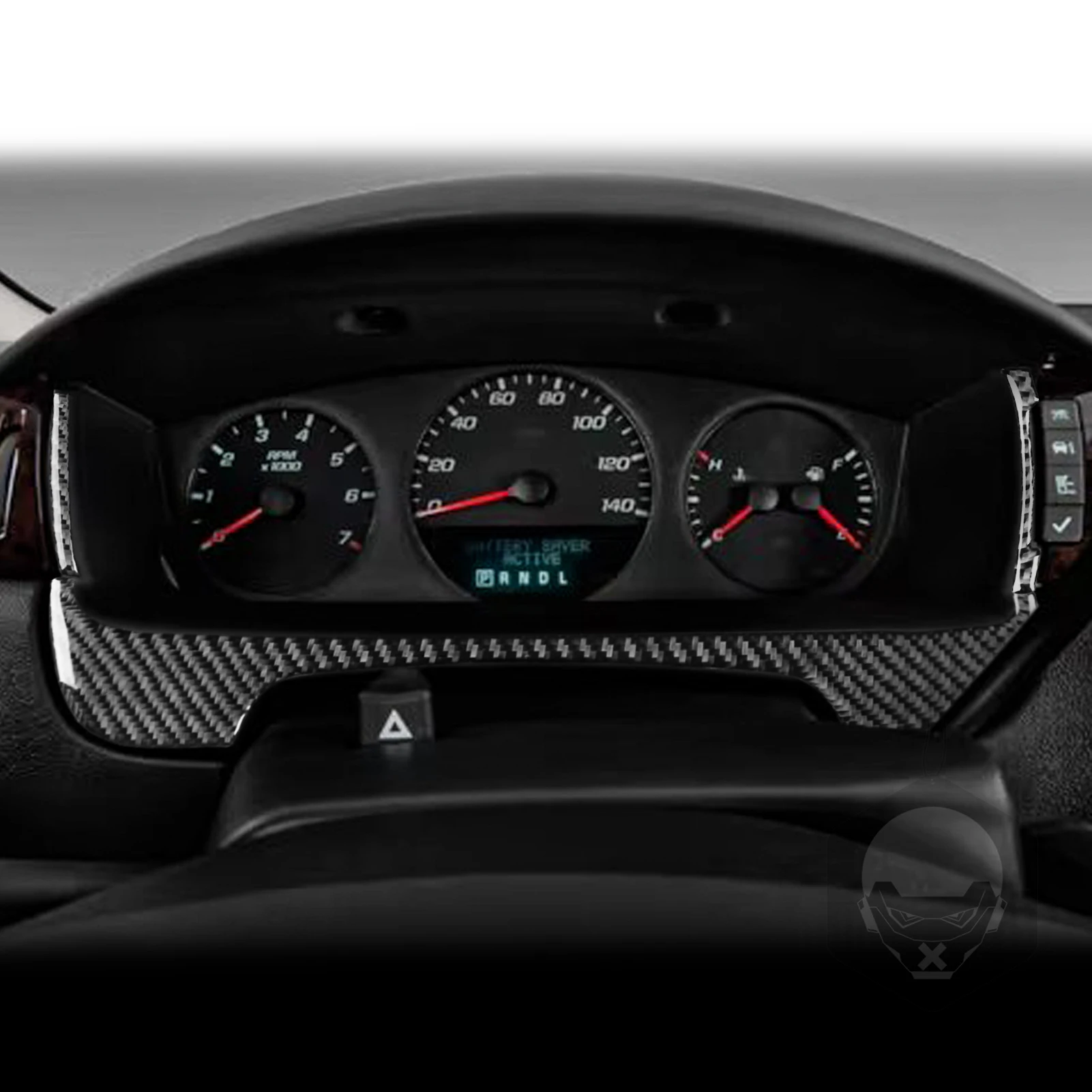 

Для Chevrolet Impala 2006-2013 углеродное волокно приборная панель спидометра рамка панель декоративная крышка автомобильные аксессуары внутренняя наклейка