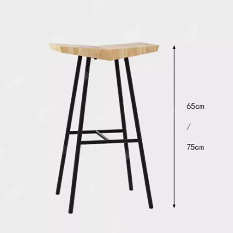 

*Bar Banks Home Chair Modern Design Chairs High Kitchen Stools Metal Backrest Height Adjustable Outdoor Barber Shop Furniture