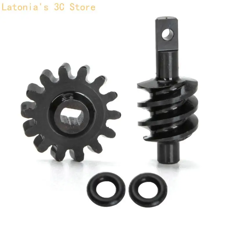 

Overdrive Underdrive Worm Differential Axles Steel Gears 12T 13T 14T 16T For 1/24 RC Crawler Car Axial SCX24 X3UB