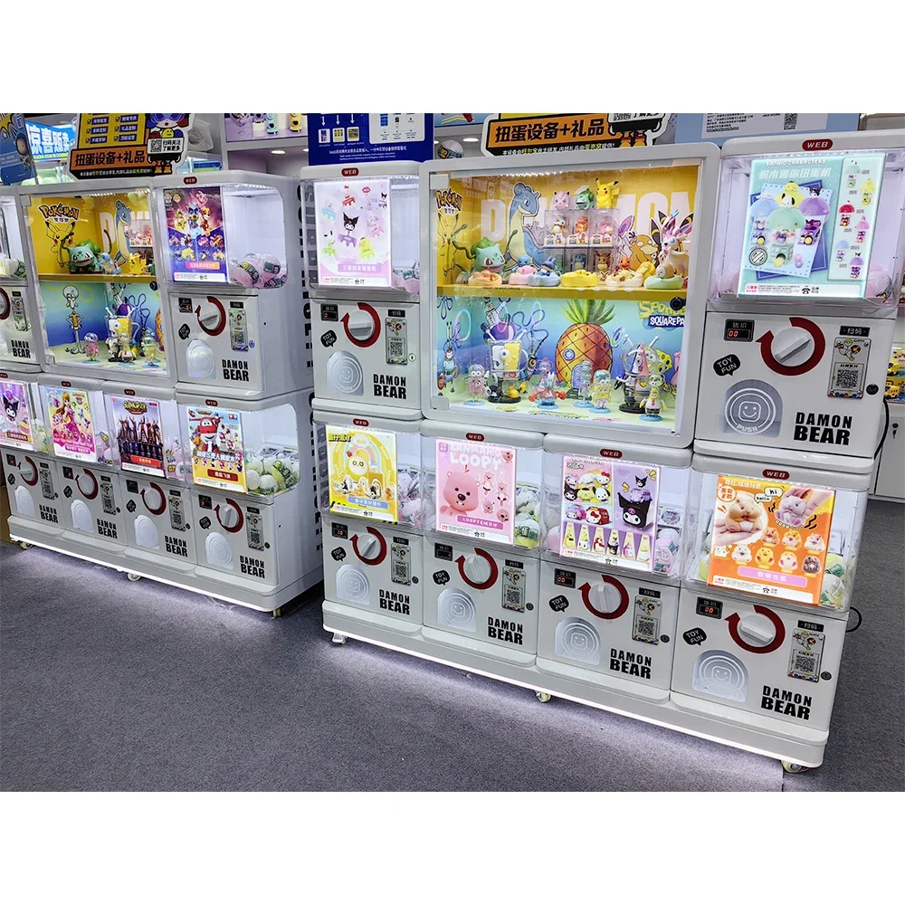 #Price Sale Gacha Machine Damon Bear Twisted Egg Gachapon Capsule Toys Vending Machine For Children