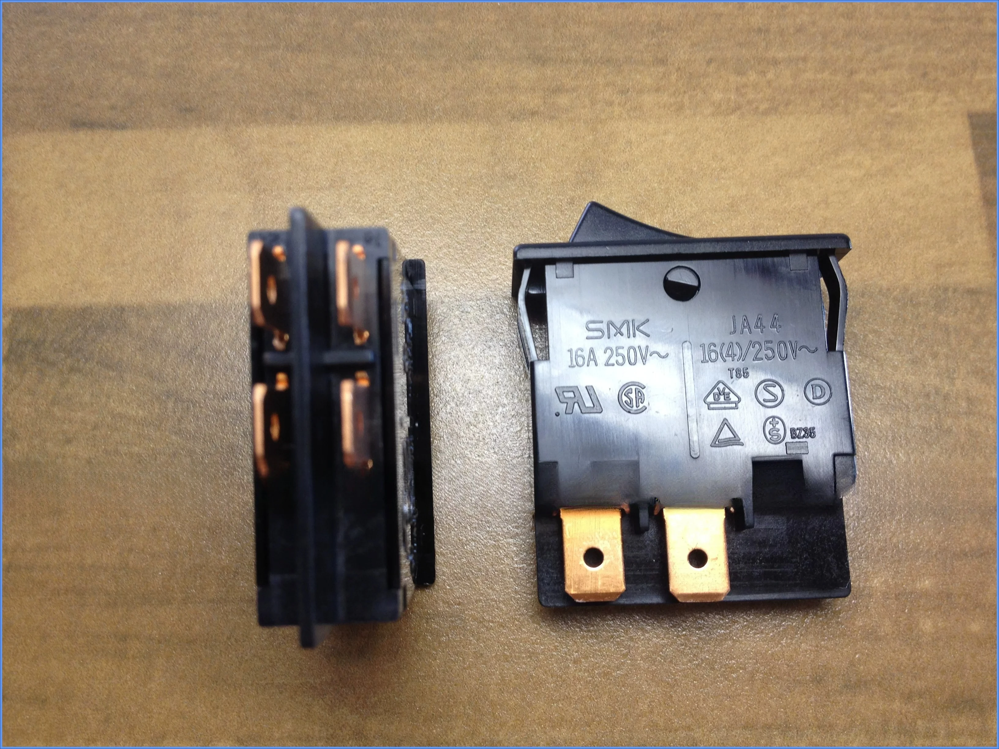 for SMK JWZ2120-2001 2-Position Rocker Switch 16A 4-Pin