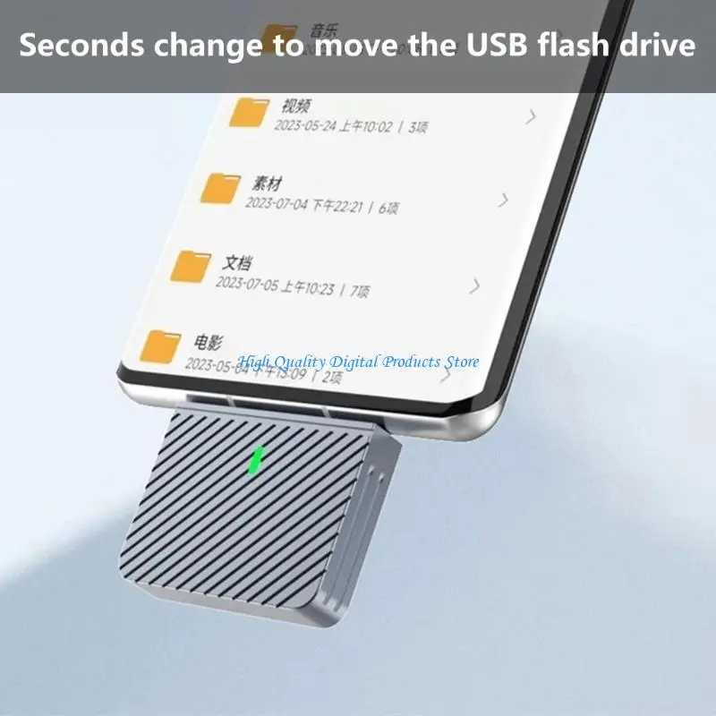 Портативный адаптер SSD U2JE с контроллером 9210 без усилий расширяйте емкость для хранения при перемещении