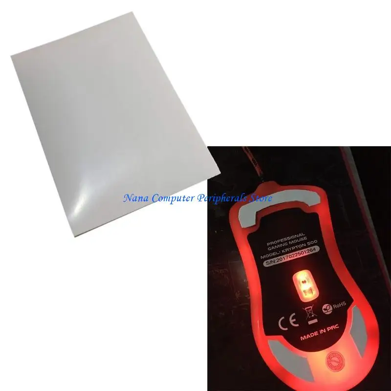 

F68C 0.6mm DIY Mouse Feet Sticker Replacement Feet Pads for 3M Cut By Yourself