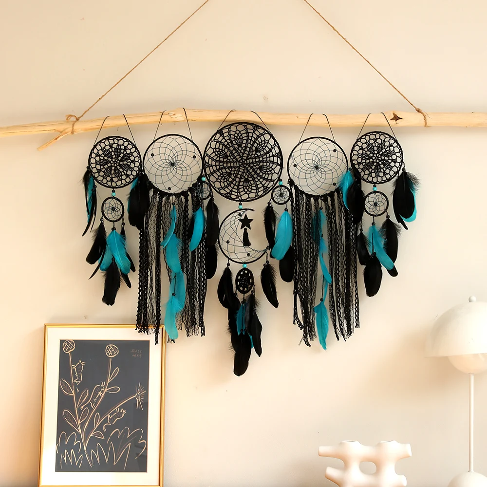 5pcs Large Dreamcatcher d5pcsecoration Living Room Bedroom Room decoration Christmas Mother's Day holiday gifts