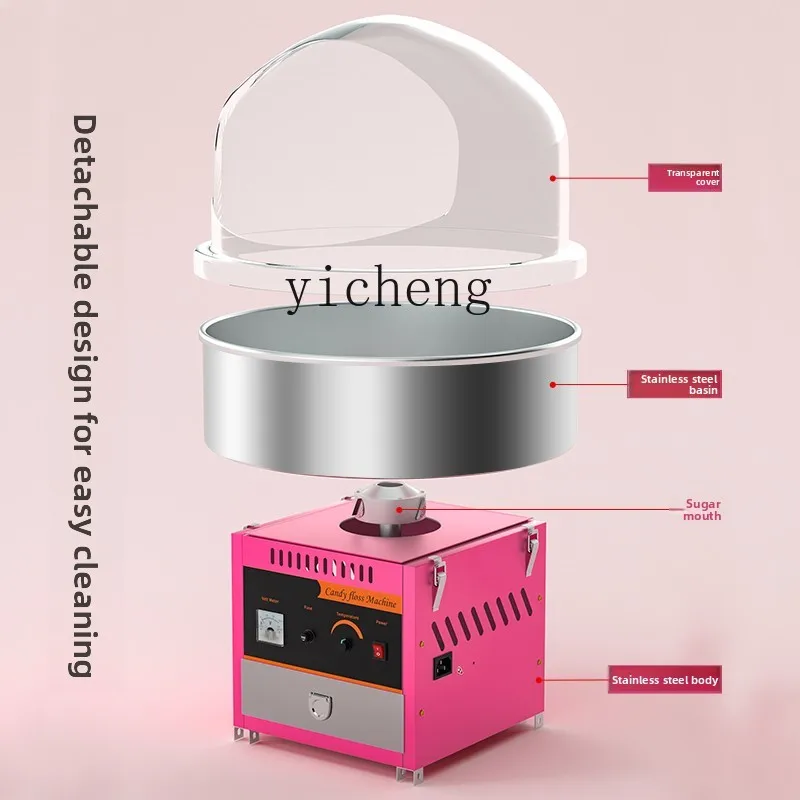 TQH marshmallow machine commercial stall fancy Internet celebrity marshmallow machine dedicated automatic electric gas household