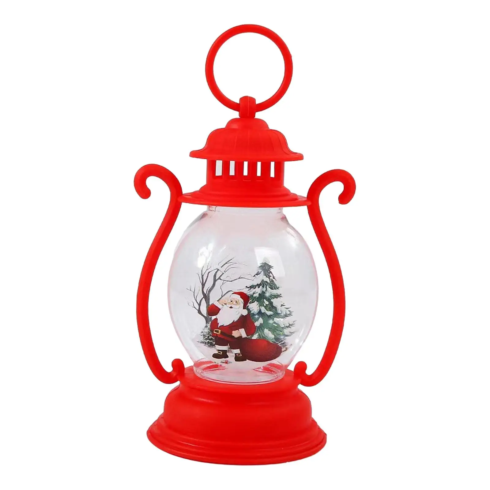 Mini Christmas Lantern LED Nightlight Children Birthday Gift Battery Operated Night Lamp for Table Desktop Fireplace Home Decor