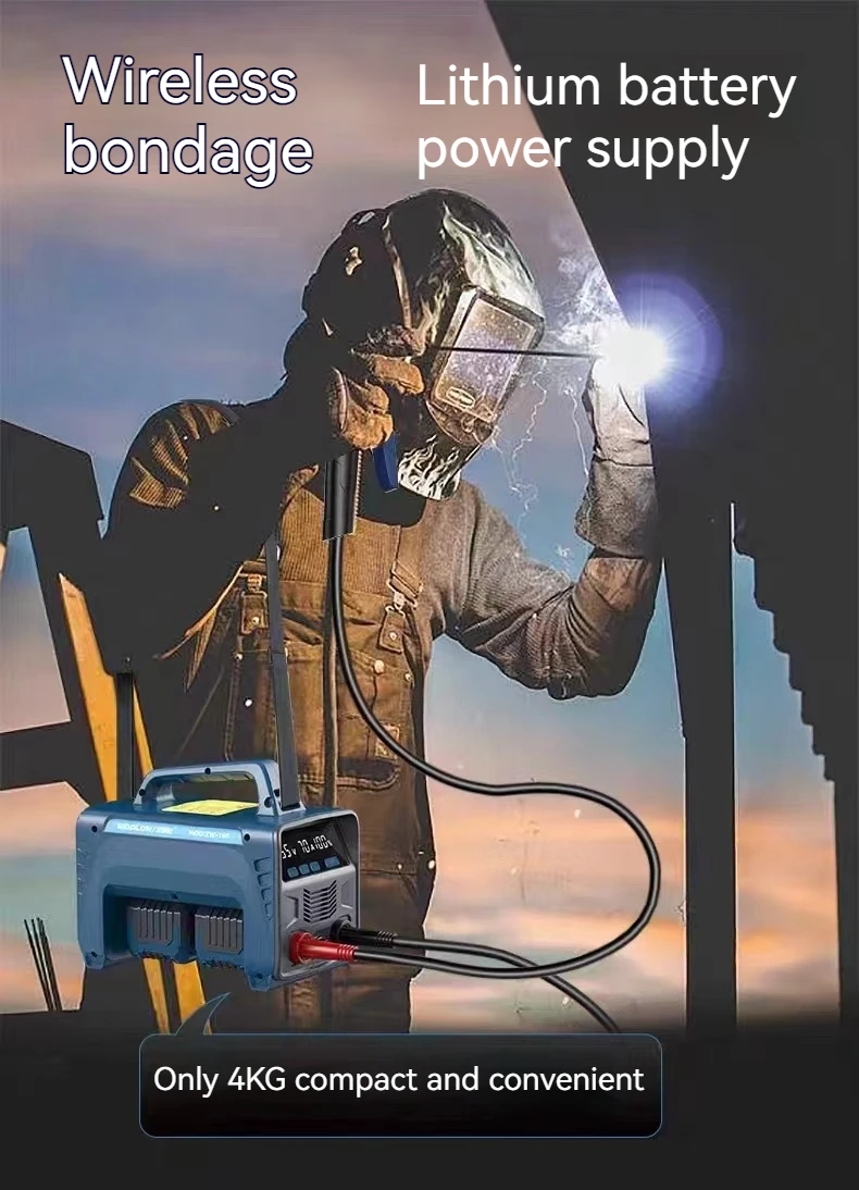 Cordless Welder Machine Battery Operated Wire Forming Machine with Essential Components Motor Bearing Pump Gear Engine