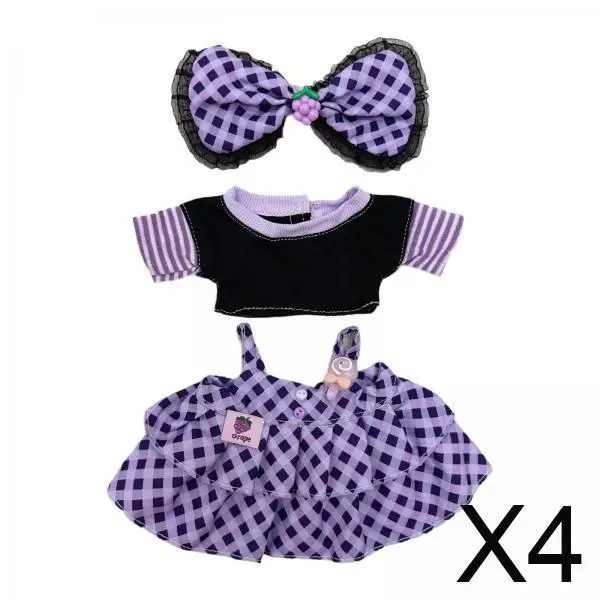 

Cotton Doll Costume Soft 20cm Doll Clothes Plush Toy Outfit Doll Accessories for Dressing Up Dolls