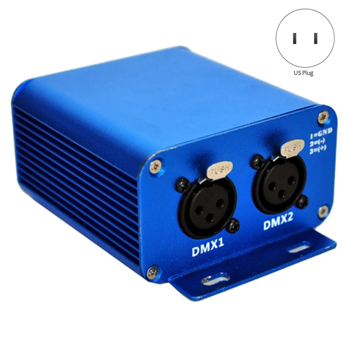 AS95-3X Artnet 1024 2 Port Bidirectional Artnet Converter Standard DMX512 Output RJ45 Net Connector Sulite DMX LAN512 US Plug