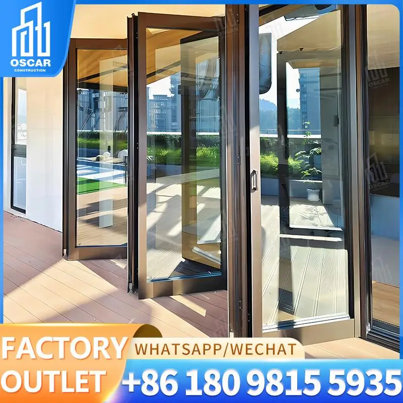 

Customizable Factorymade Multi folding Doors for Office Spaces in US Creative Function Bifold Door