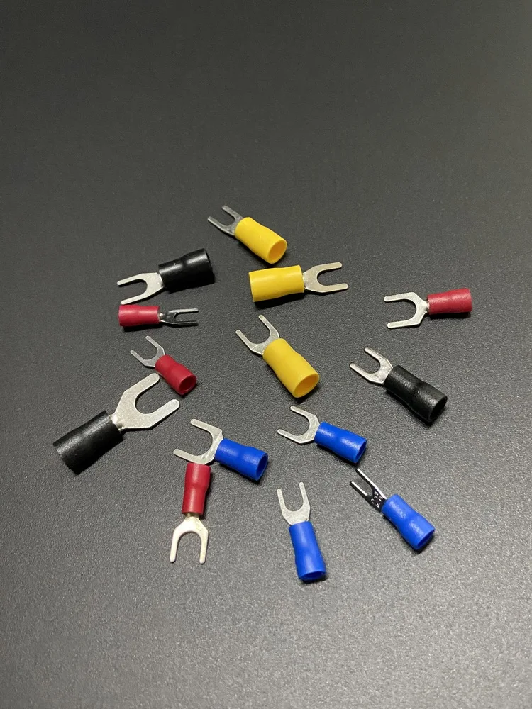 

PVC Insulated Wire Terminal Strips Cold Press Connector 1.25/2/5.5 Square Millimeter Pre-insulated Wire Ends Electrical Splices