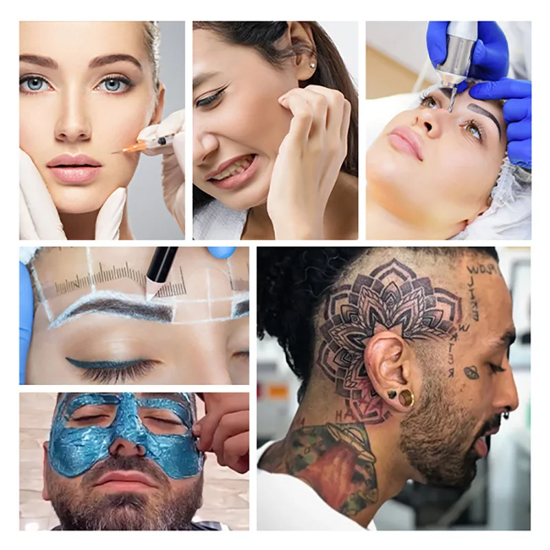 كريم وشم Supertk أخضر عالي الجودة 100% قبل تجميل دائم Microblading ثقب الوجه والجسم وشم فني للتجميل 10 جرام #3
