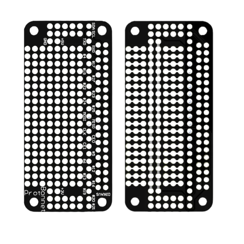لوحة النماذج الأولية PCB لوحة النموذج الأولي Perma Proto Bonnet Mini لـ Raspberry Pi Zero #3