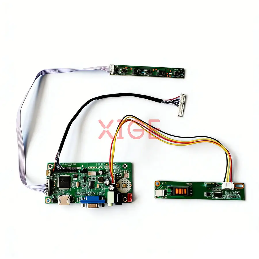 

Плата контроллера привода дисплея подходит для N141XB N141X7 N141XC N141XA 1024x768 1024*768 1-CCFL 30-контактный LVDS VGA HDMI-совместимый комплект DIY
