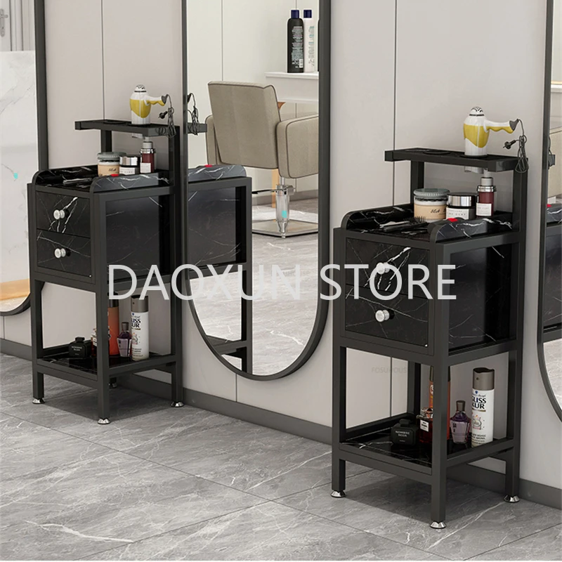 Wall-mounted Hairdressing Shop Tool Cabinet Salon Trolleys Hair Salon Special Hair Design Workbench Barber Storage Cabinet