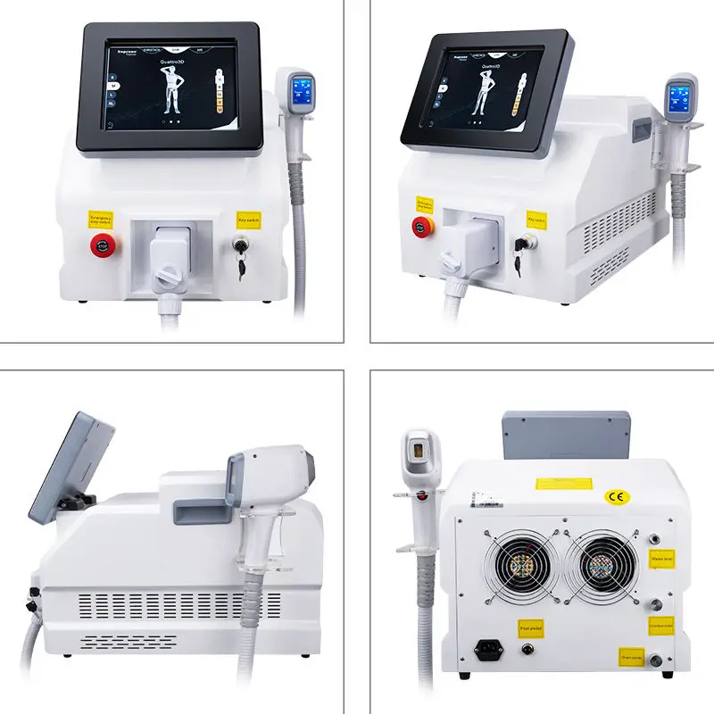 Macchina per la depilazione laser a diodi per apparecchiature di bellezza laser di nuovo design 808