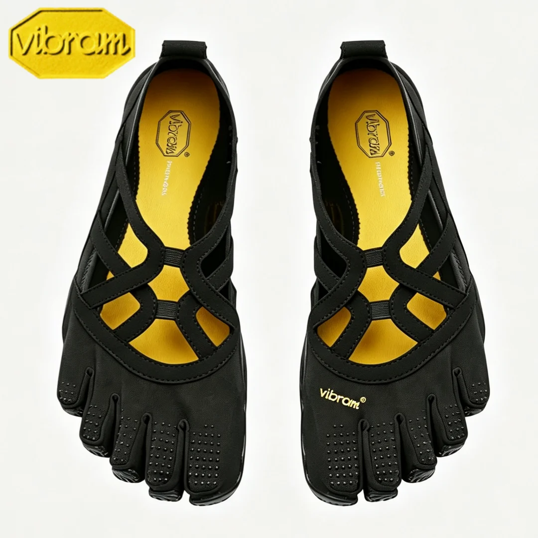 Zapatos de marca en oferta, modelo Vibram Five Fingers, zapatos minimalistas para practicar yoga y ballet, zapatos de entrenamiento para mujer, zapatos de suela blanda para uso en interiores, ideales para yoga, ballet y actividades físicas.