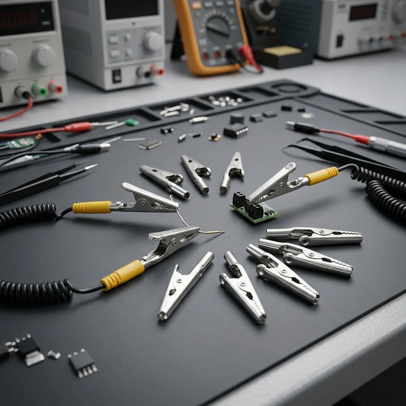 10pcs 51mm Screw Probe Test for alligator Clips Crocodile Clamps Stainless Steel For Applications Or Battery/power Terminals