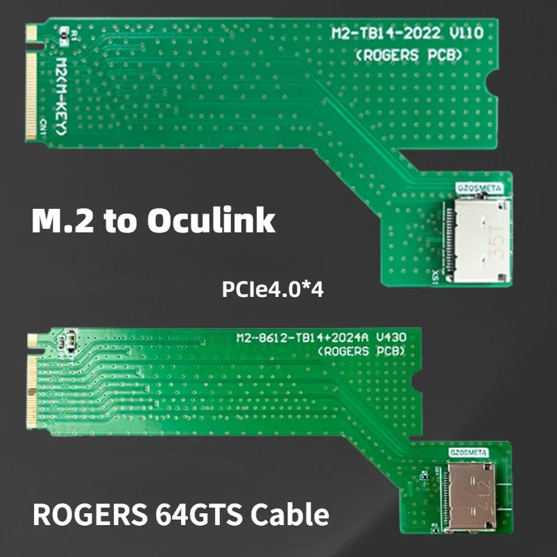 M.2 To Oculink Graphics GPU Dock PCI-E 4.0 x4 Gen4 64GTS Converter for Thinkbook 14+16+ Laptop External Video Card Adapter Board