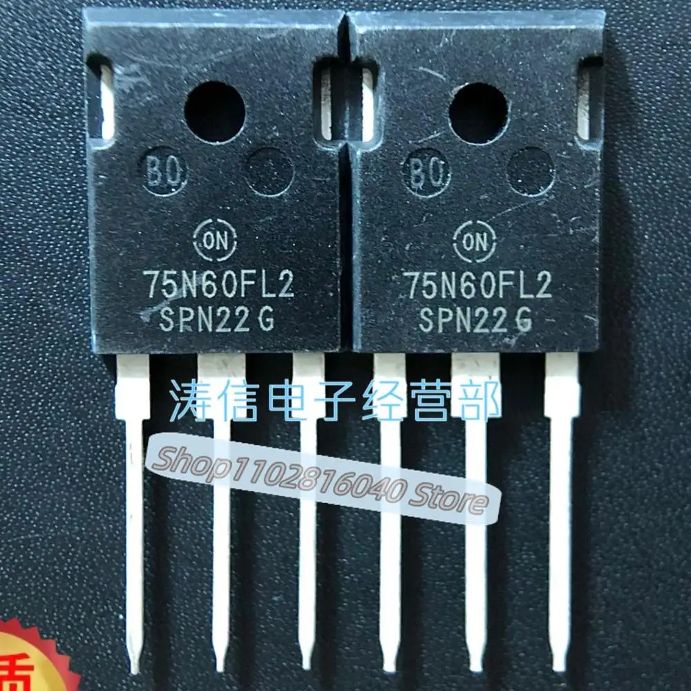 

10 шт./лот 75N60FL2 NGTB75N60FL2WG 75A600VIGBБезумное качество, импортный оригинал, быстрая доставка
