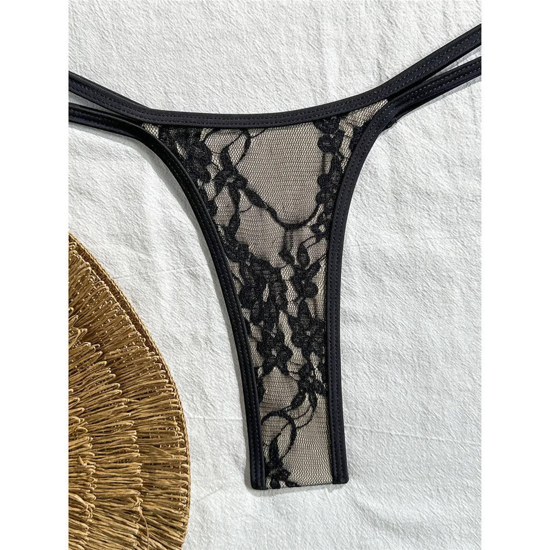 Sexy Extrem String Mini Micro Tanga Bikini Damen Badeanzug Frauen Bademode Zweiteiliger Bikini-Set Badeanzug Schwimmanzug V8373 – Detail 6