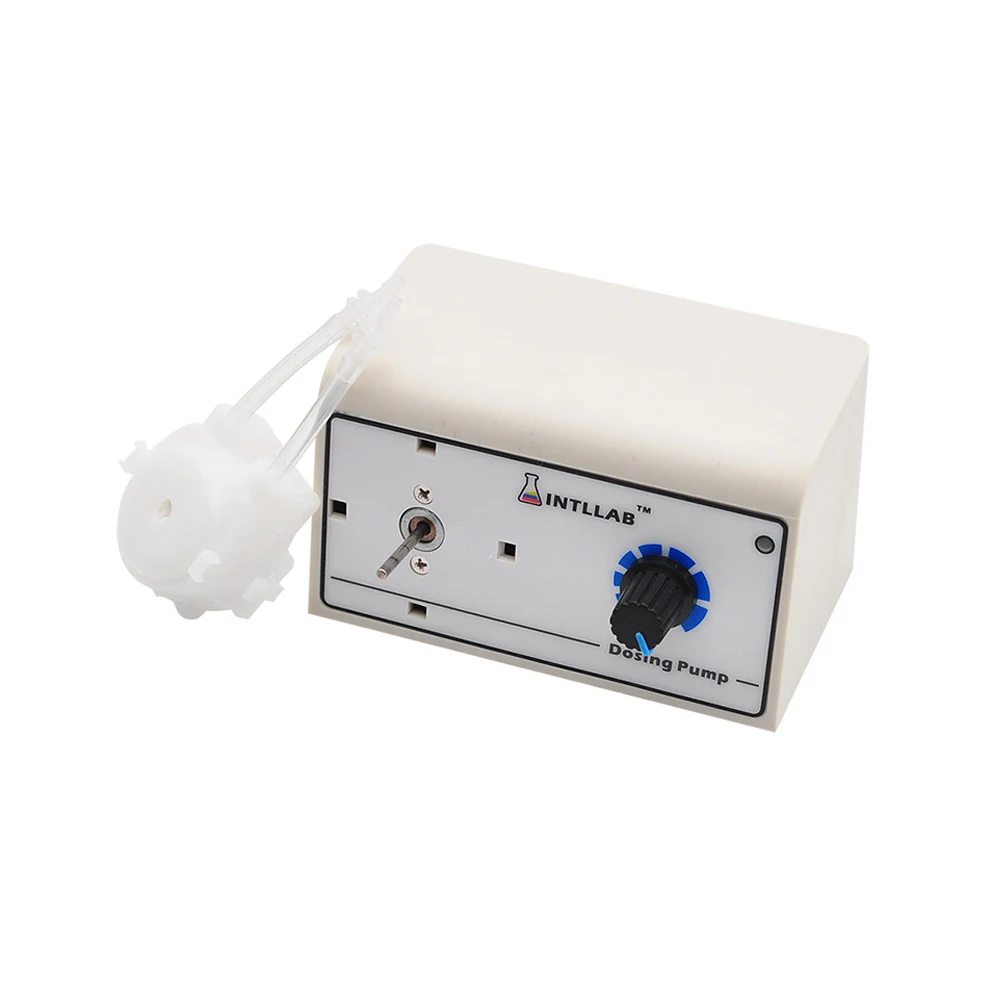 12V DIY Peristaltic Liquid Pump EU/US Plug Dosing Pump Small Circulating Water Pump Silent Pumping For Aquarium Lab Analytical