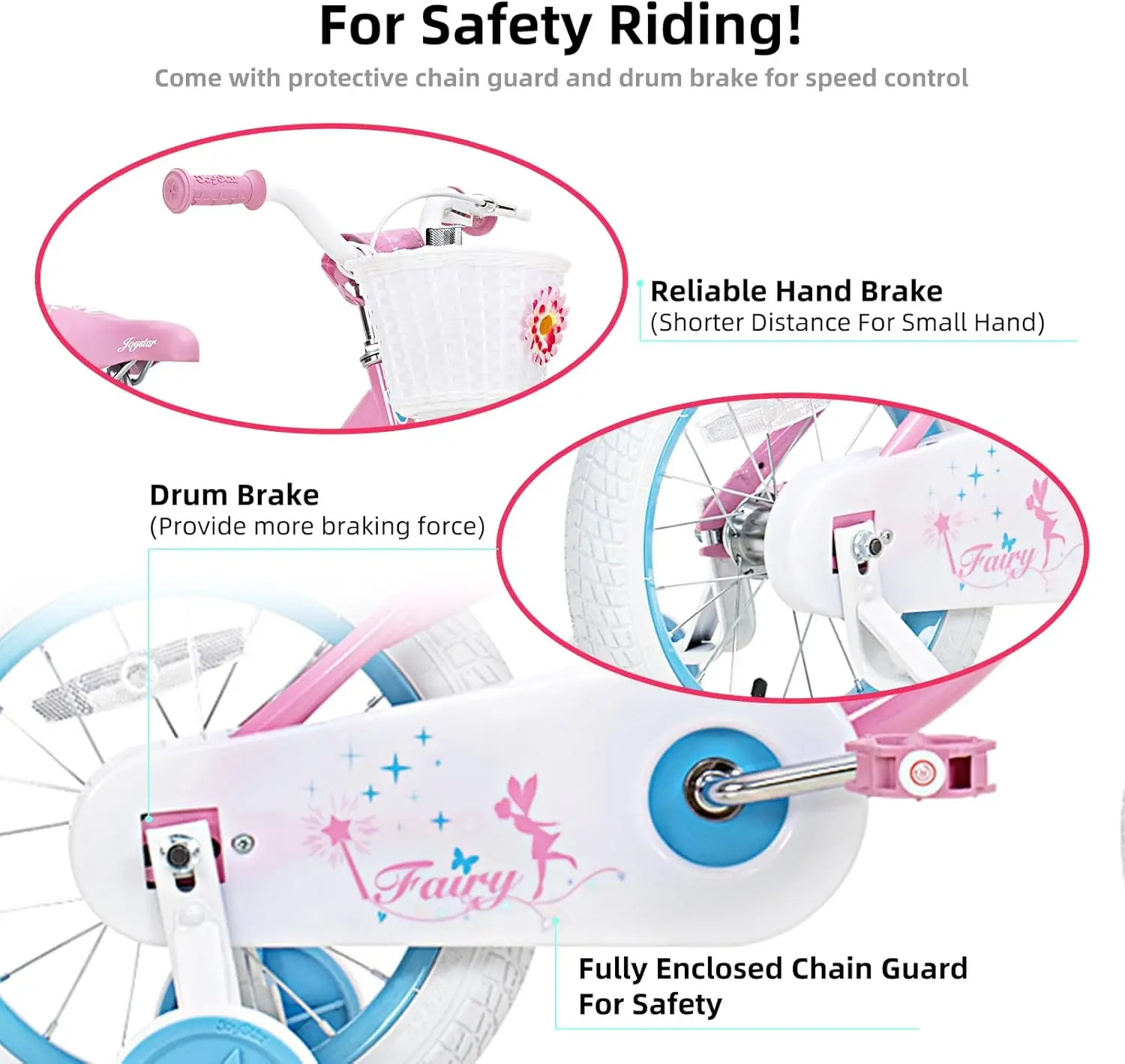 Vélo degradgirl pour les tout-petits et les enfants âgés de 2 à 8 ans, vélo pour enfants de 12 pouces avec roues d'entraînement, frein à main et panier