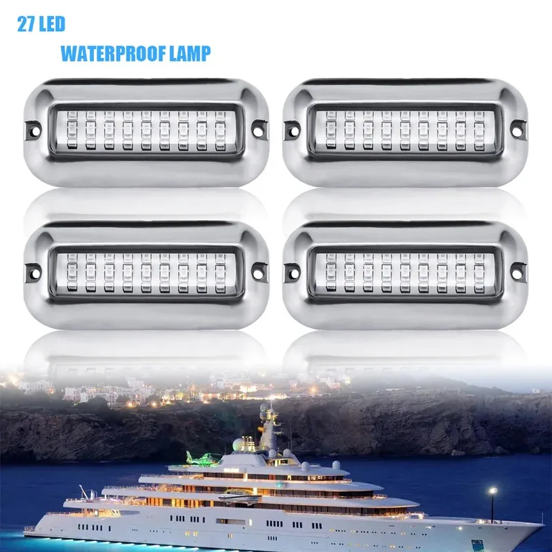 

27LED 12V boat crossbeam light, underwater floating boat accessory light, waterproof boat light IP68