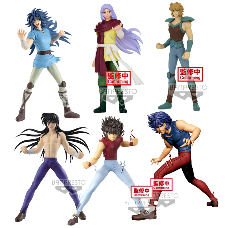 

In Stock Banpresto Saint Seiya Pegasus Phoenix Ikki Dragon Shiryu Leo/Lion Aiolia Aries Mu Gemini Kanon Cosmo Memoir PVC Figure