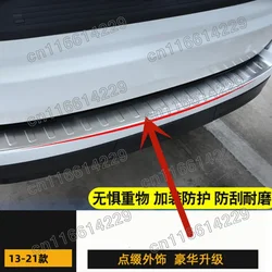 For Land rover Range Rover Vogue L405 2013 2014 2015 2016 2017 2018 Rear Bumper Protector Sill Trunk Tread Plate cover Trim