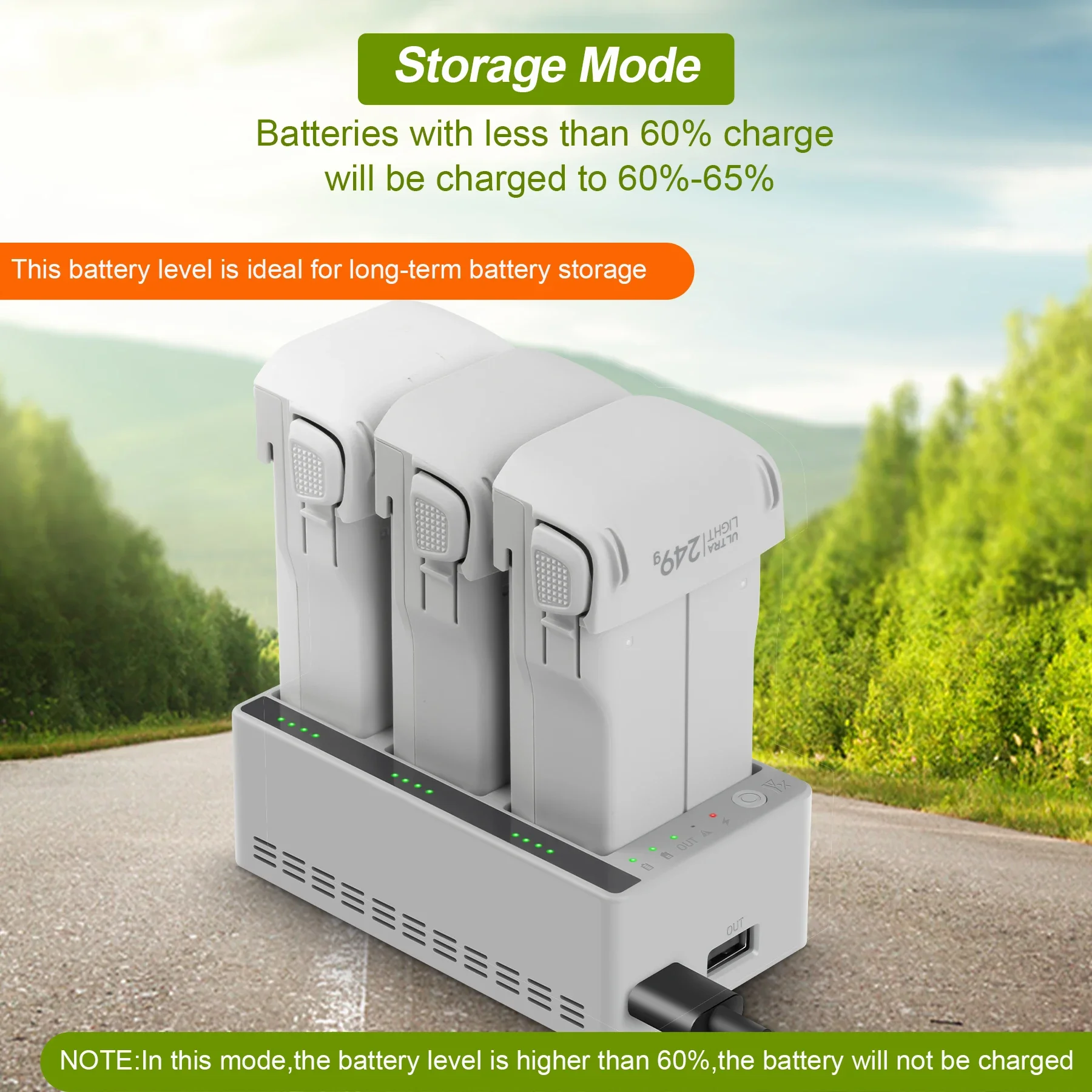 แท่นชาร์จสำหรับ DJI LITO 1 X1  - Drone Charging Hub บทวิจารณ์และราคา