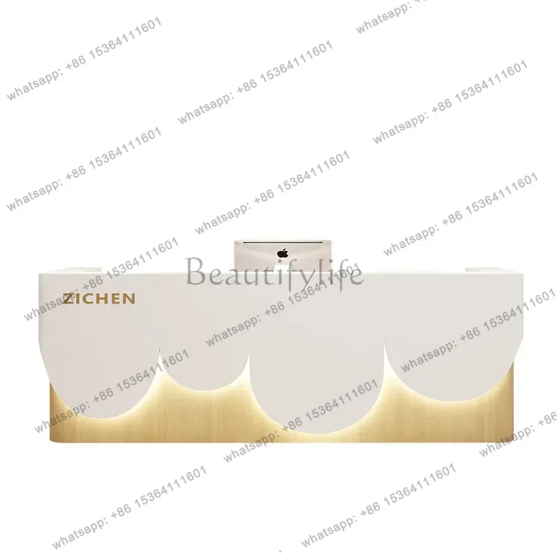 Factory Direct Sales Kindergarten Simple Reception Desks Modern Originality Storage Customer Shop Counter Beauty Salon Furniture