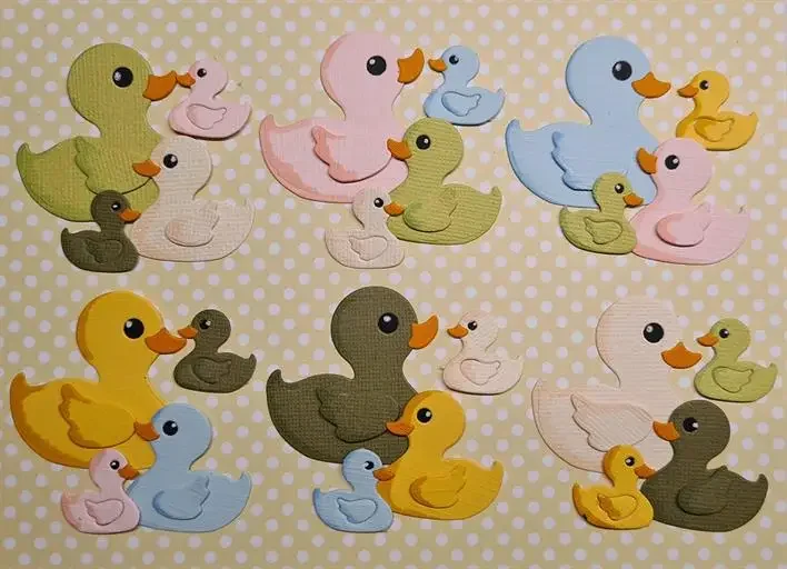 Delicate Cartoon Duck Metal Cutting Dies for DIY Scrapbooking Crafts Dies Cut Stencils Maker Photo Album Template Handmade