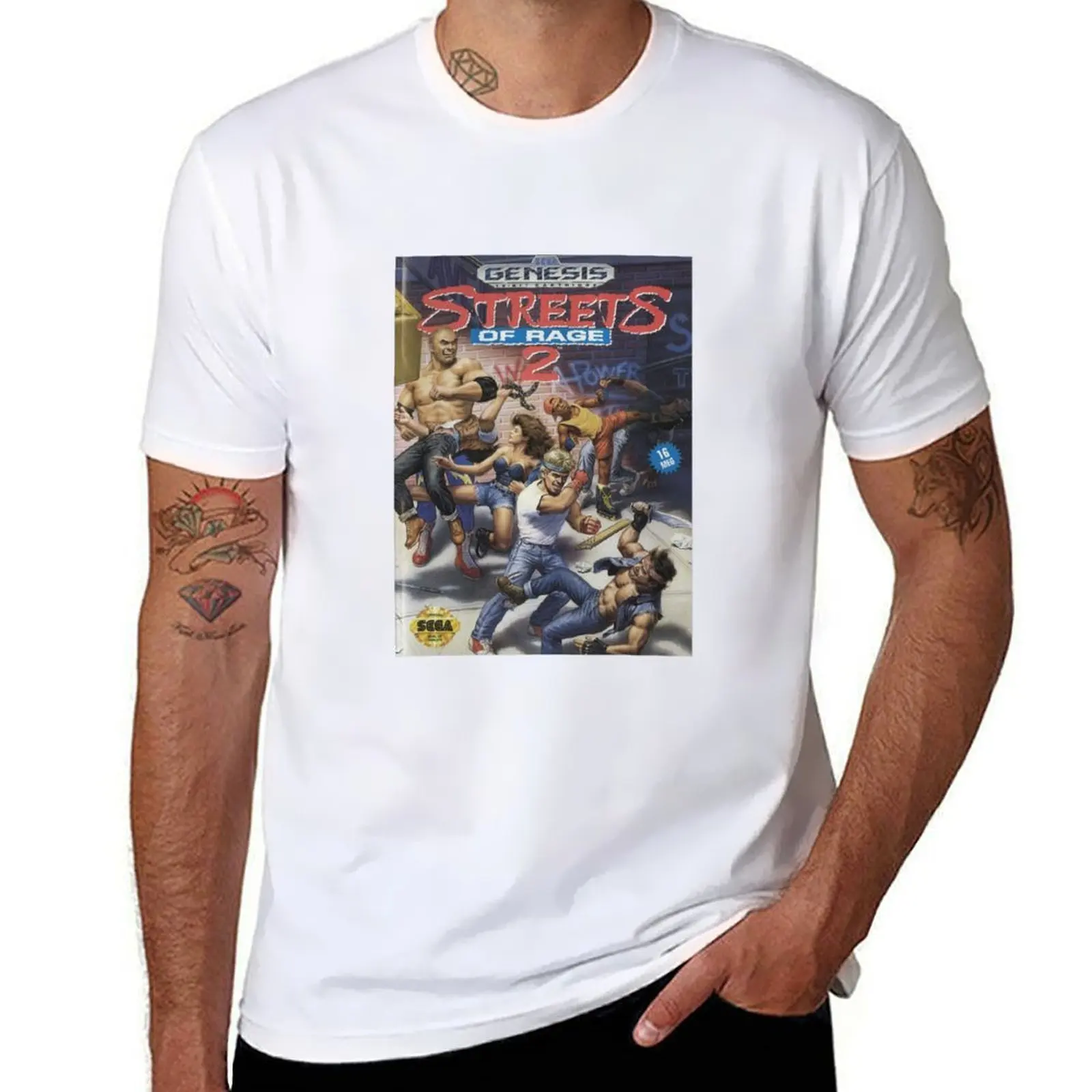 

STREETS OF RAGE 2 T-Shirt men t shirt cotton 100% man t shirts for men T-Shirt