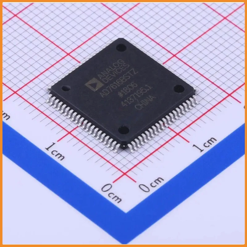 1~5PCS  New Original   AD7616BSTZ-RL  AD7616BSTZ 16 Bit Analog to Digital Converter 16 Input 2 SAR 80-LQFP (14x14)