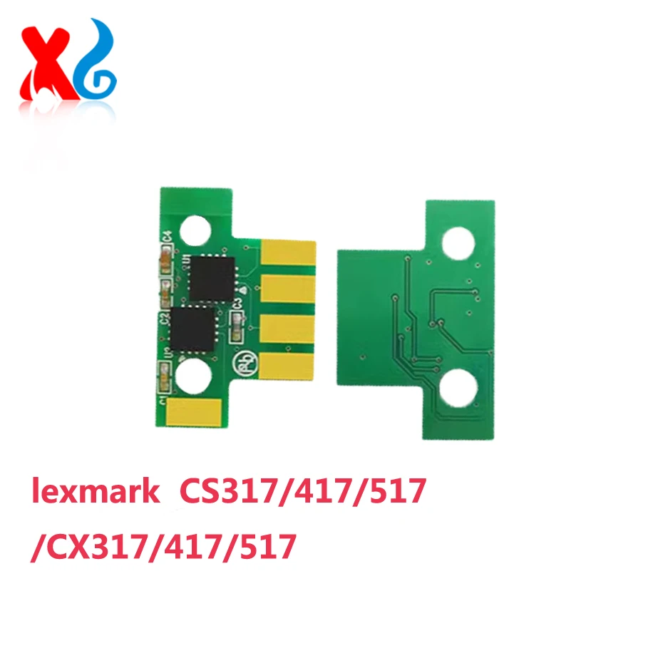 

Чип картриджа с тонером 3K 2,3 К для lexmark CS317 CS417 CS517 CX317 CX417 CX517 CS317dn CS417dn CS517de CX317dn CX417de CX517de