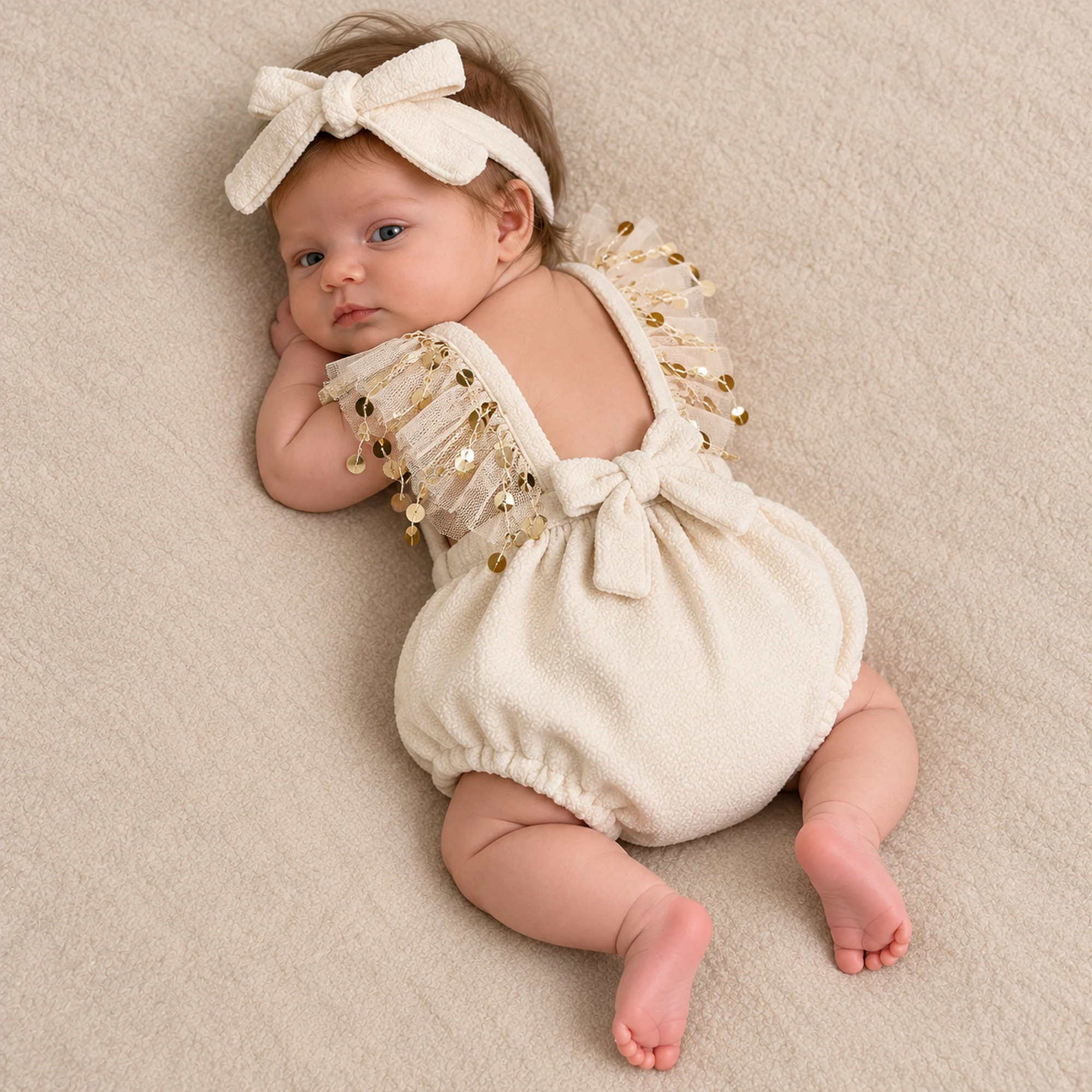 body-senza-maniche-in-pile-sherpa-don-judy-con-spalline-a-balze-in-tulle-e-paillettes-completo-di-pile-abbinato-per-neonata-ideale-per-servizi-fotografici