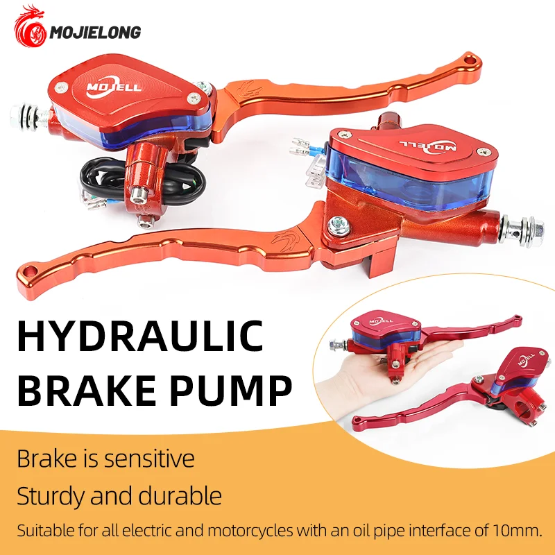 

Motorcycle clutch brake pump, adjustable handles for front, rear, left and right brakes, pedal vehicle and off-road vehicle univ