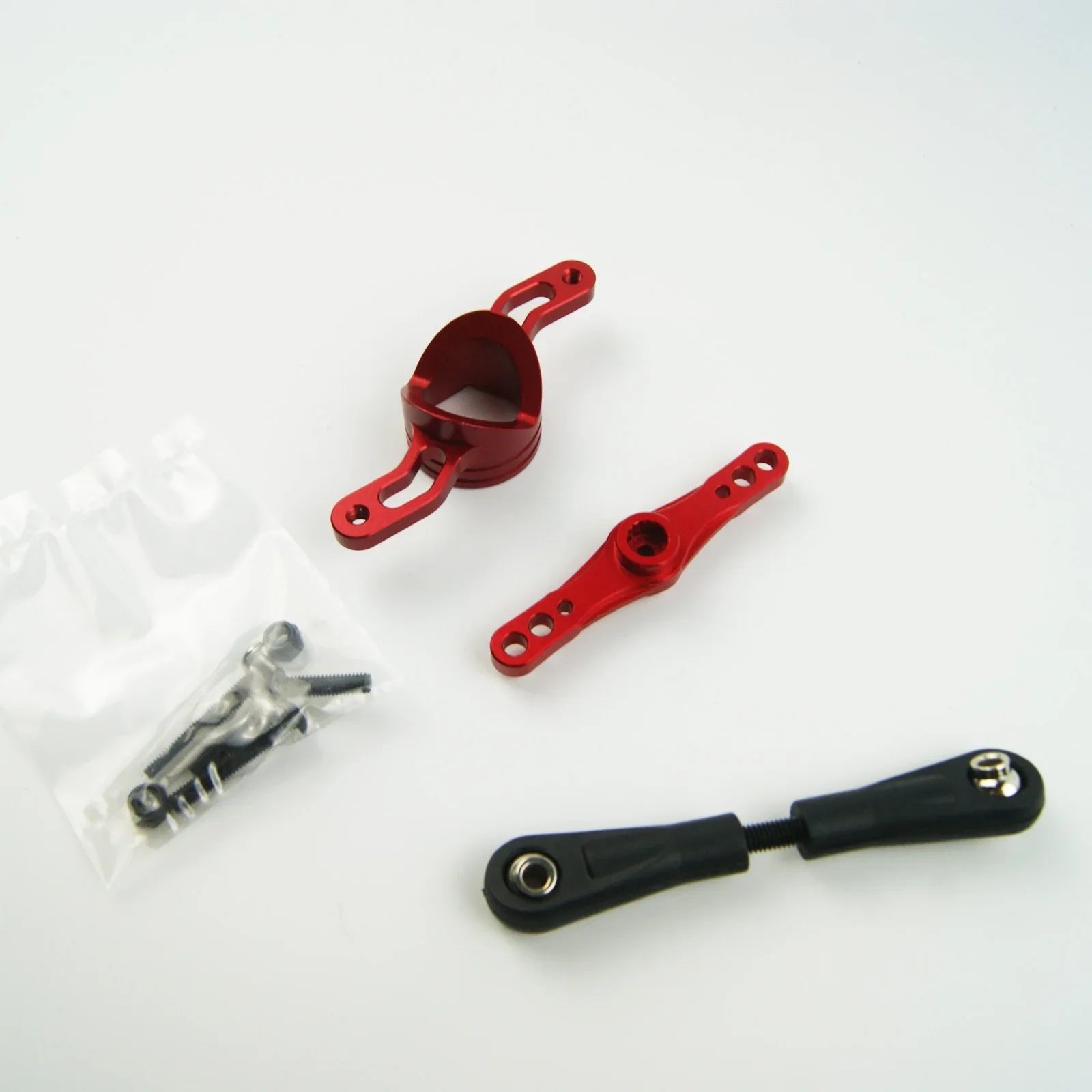 CNC Aluminum Push Pull Steering Kit Fit LOSI 5IVE-T Rovan LT SLT  KM X2